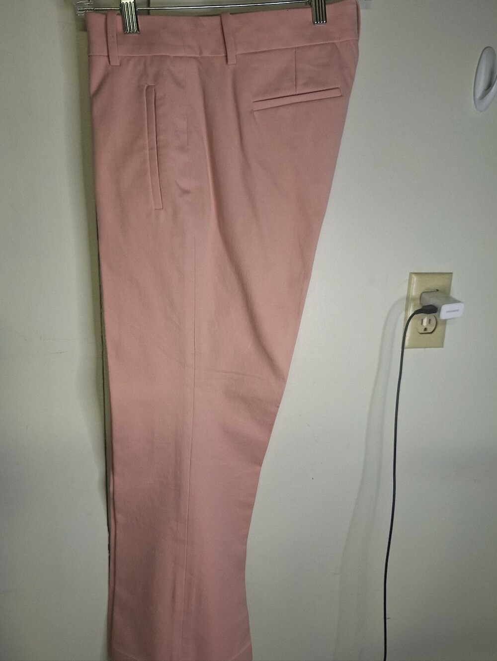J. Crew Blush Pink Teddie/cropped Pants Flare Bottom Size 6